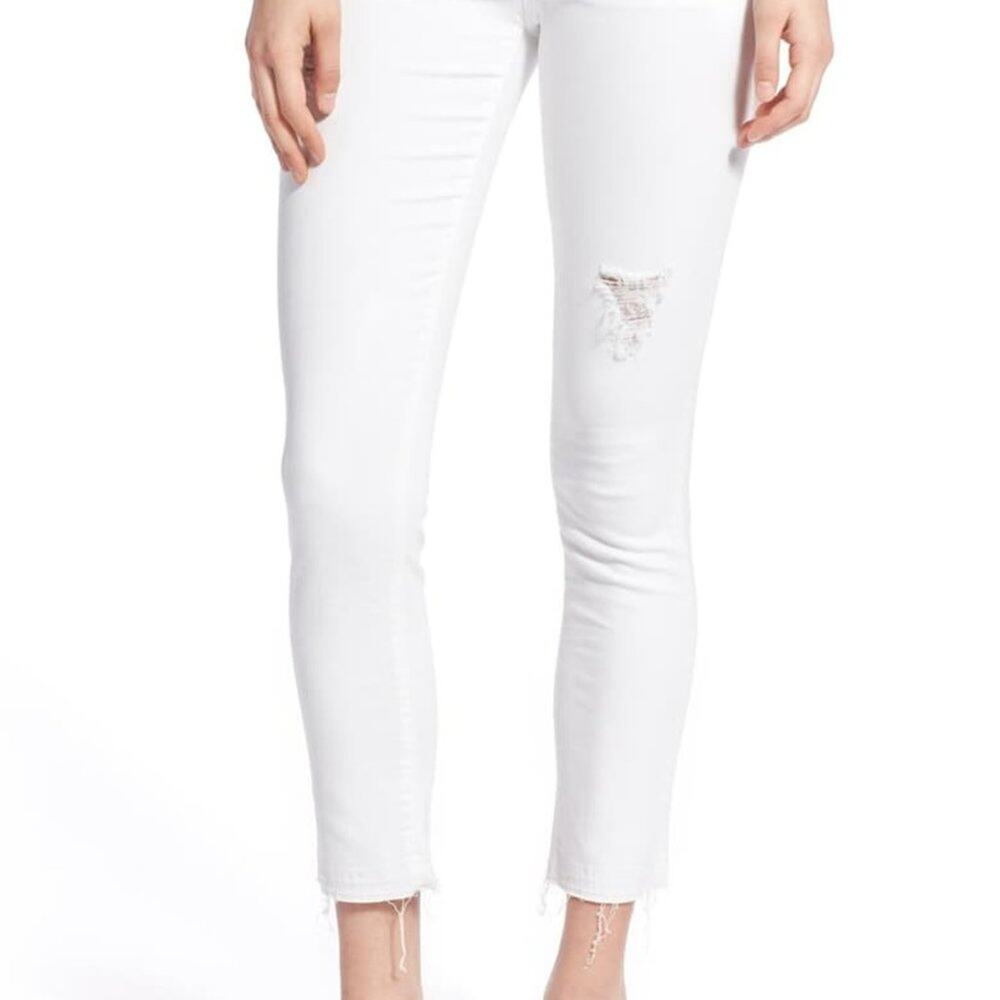 Articles of Society White Distressed Crops